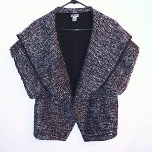 NWOT DKNY Oversized Tweed Poncho Jacket Size 8